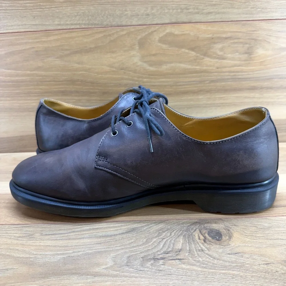 Dr Martens 2 Eye Oxfords Mens 13 Brown Leather Business Casual 1461 Preppy